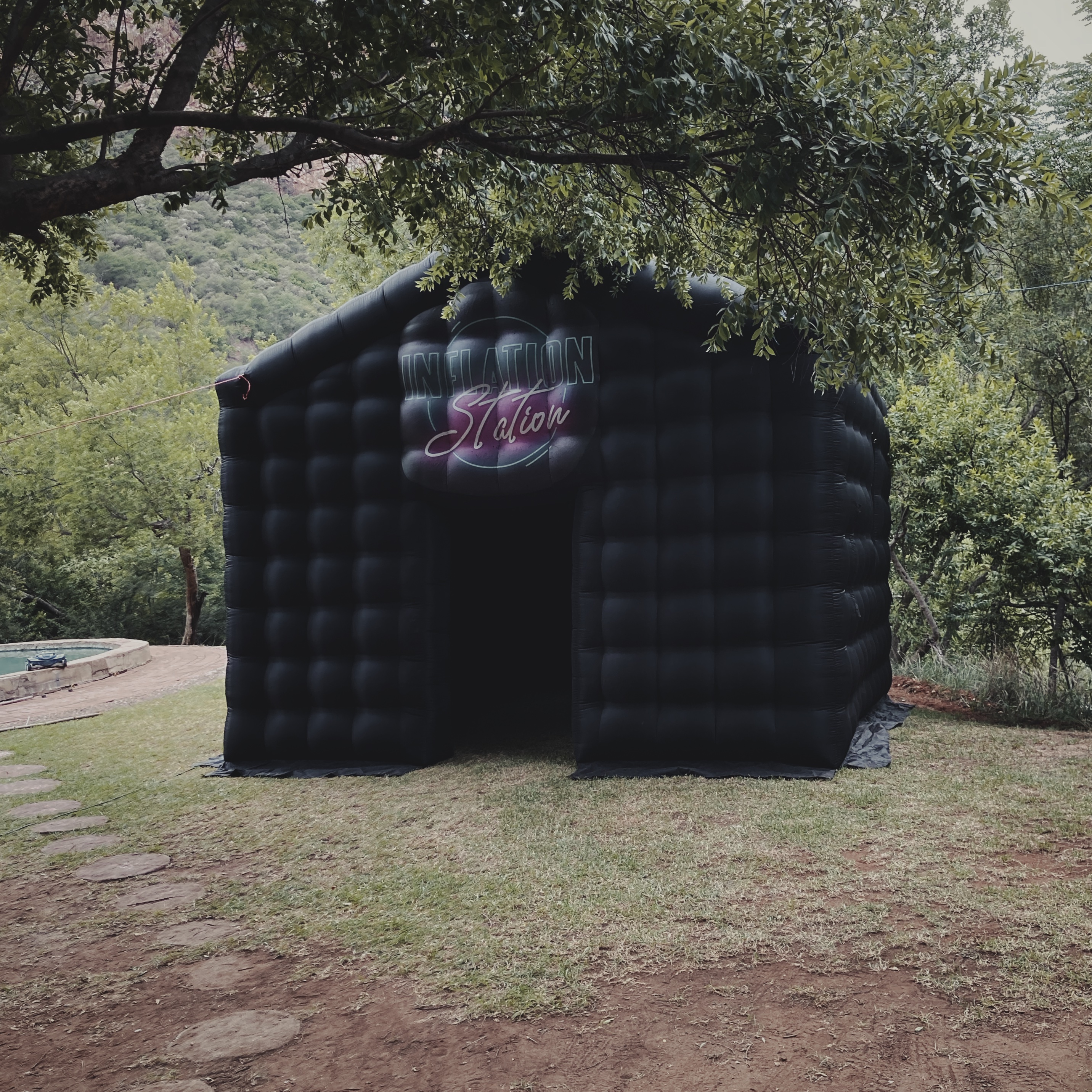 Tent in natural outdoor setting